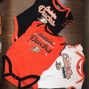 Anaheim Ducks Hockey Onesies